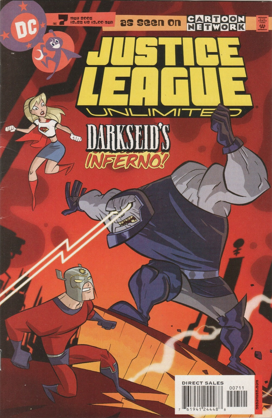 JUSTICE LEAGUE UNLIMITED #7 2005 Justice League of America DC COMCS