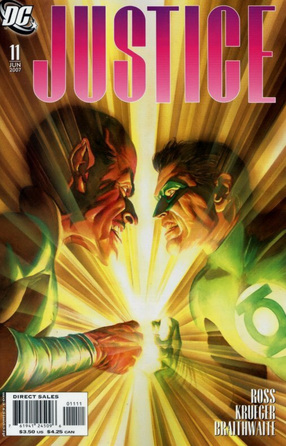 JUSTICE #11 2007 ALEX ROSS Justice League of America DC COMCS