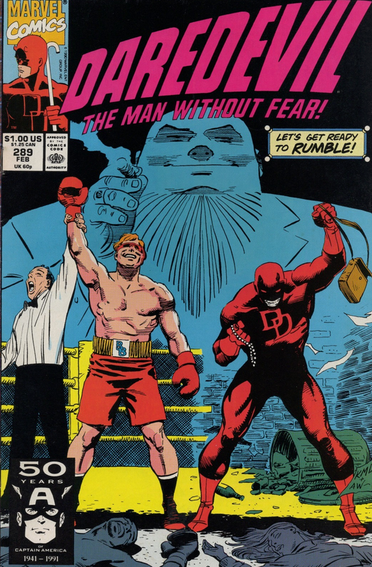 DAREDEVIL #289 1990 Daredevil MARVEL COMCS