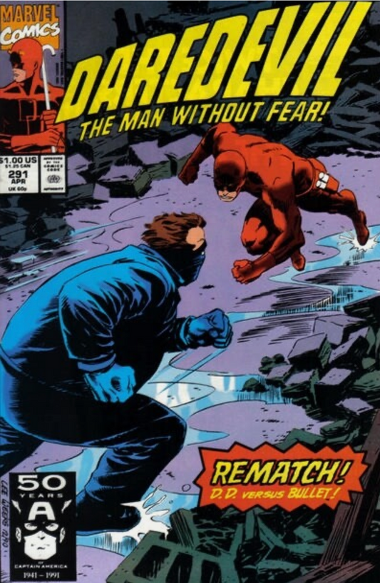 DAREDEVIL #291 1990 Daredevil MARVEL COMCS