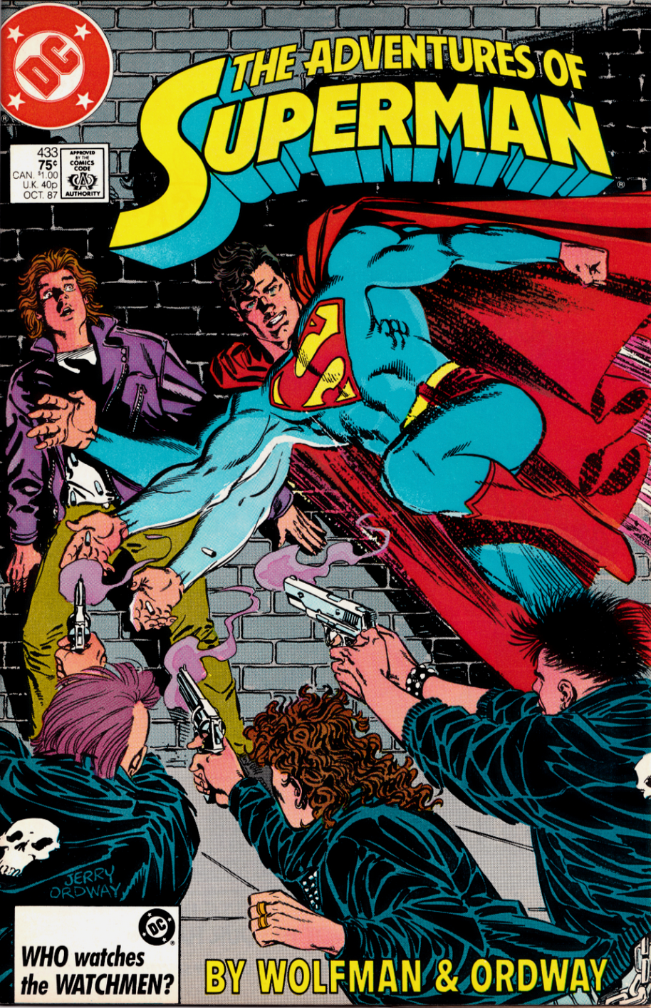 ADVENTURES OF SUPERMAN #433 1987 Superman DC COMCS