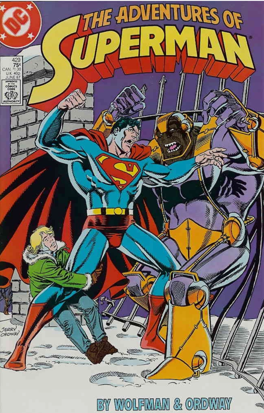 ADVENTURES OF SUPERMAN #429 1987 Superman DC COMCS