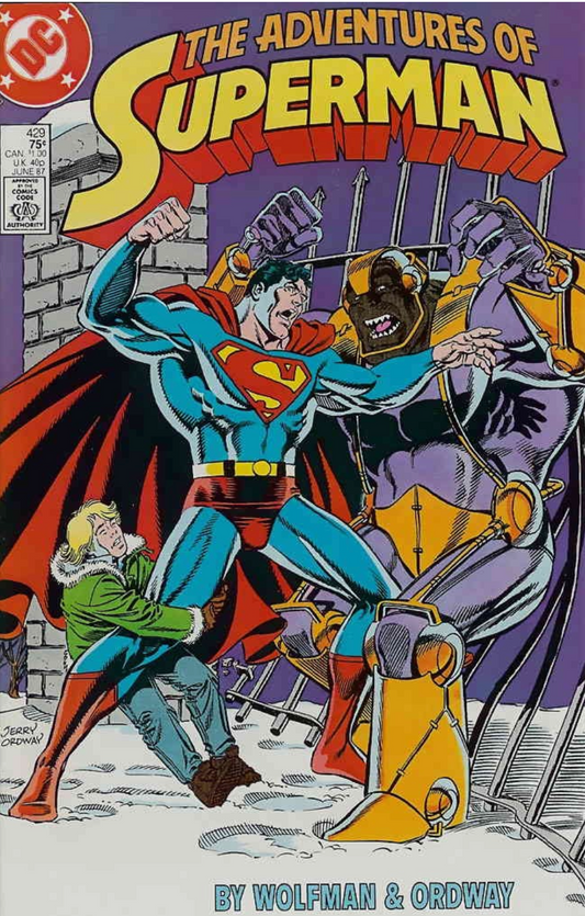 ADVENTURES OF SUPERMAN #429 1987