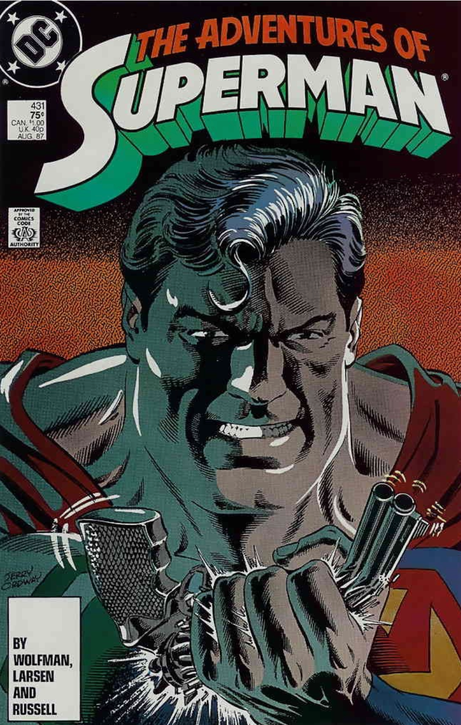 ADVENTURES OF SUPERMAN #431 1987 Superman DC COMCS