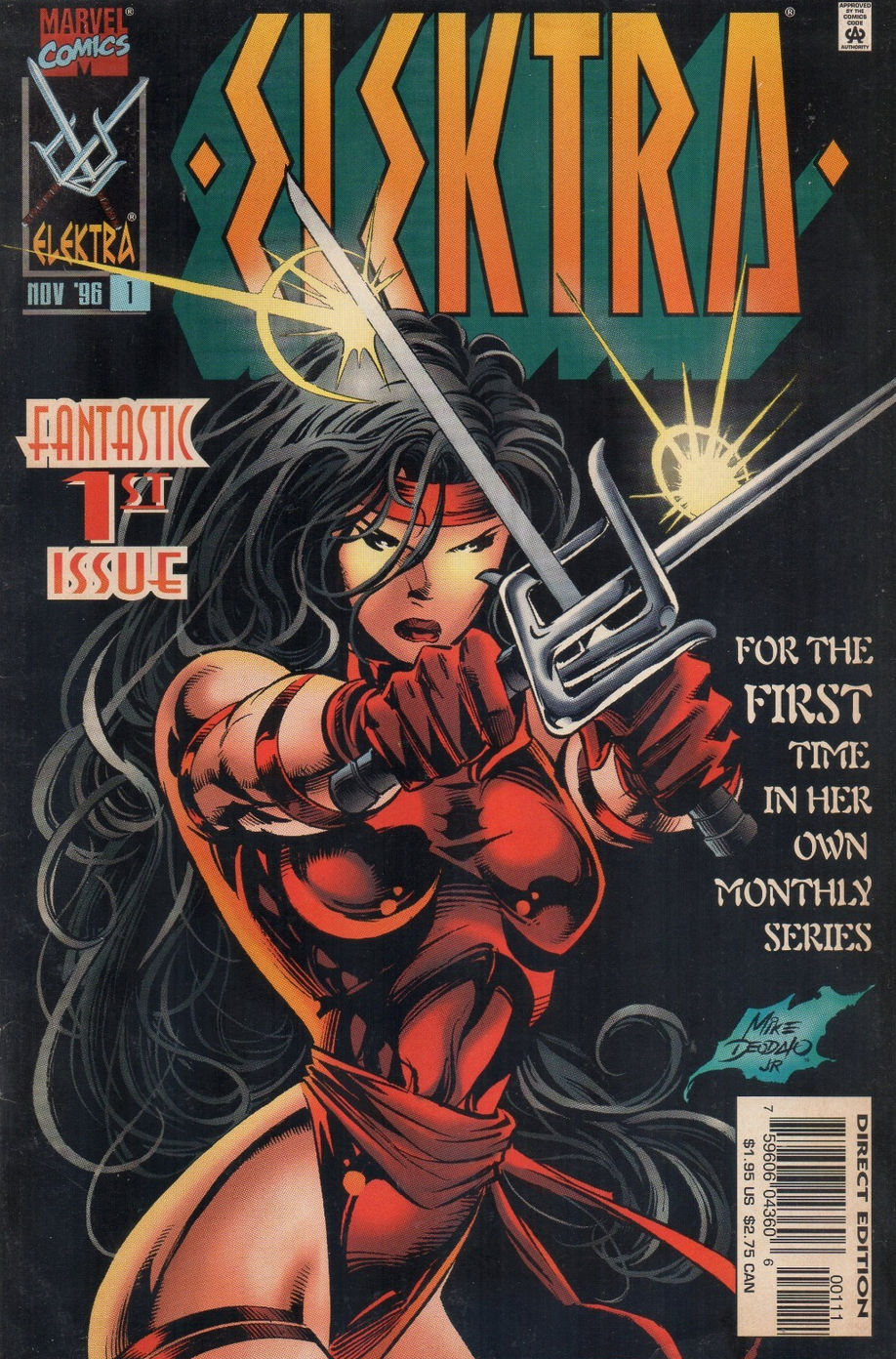 ELEKTRA #1 1996 Elektra MARVEL COMCS