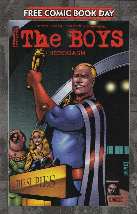 THE BOYS HEROGASM #1 UNSTAMPED FCBD 2021 The Boys DYNAMITE