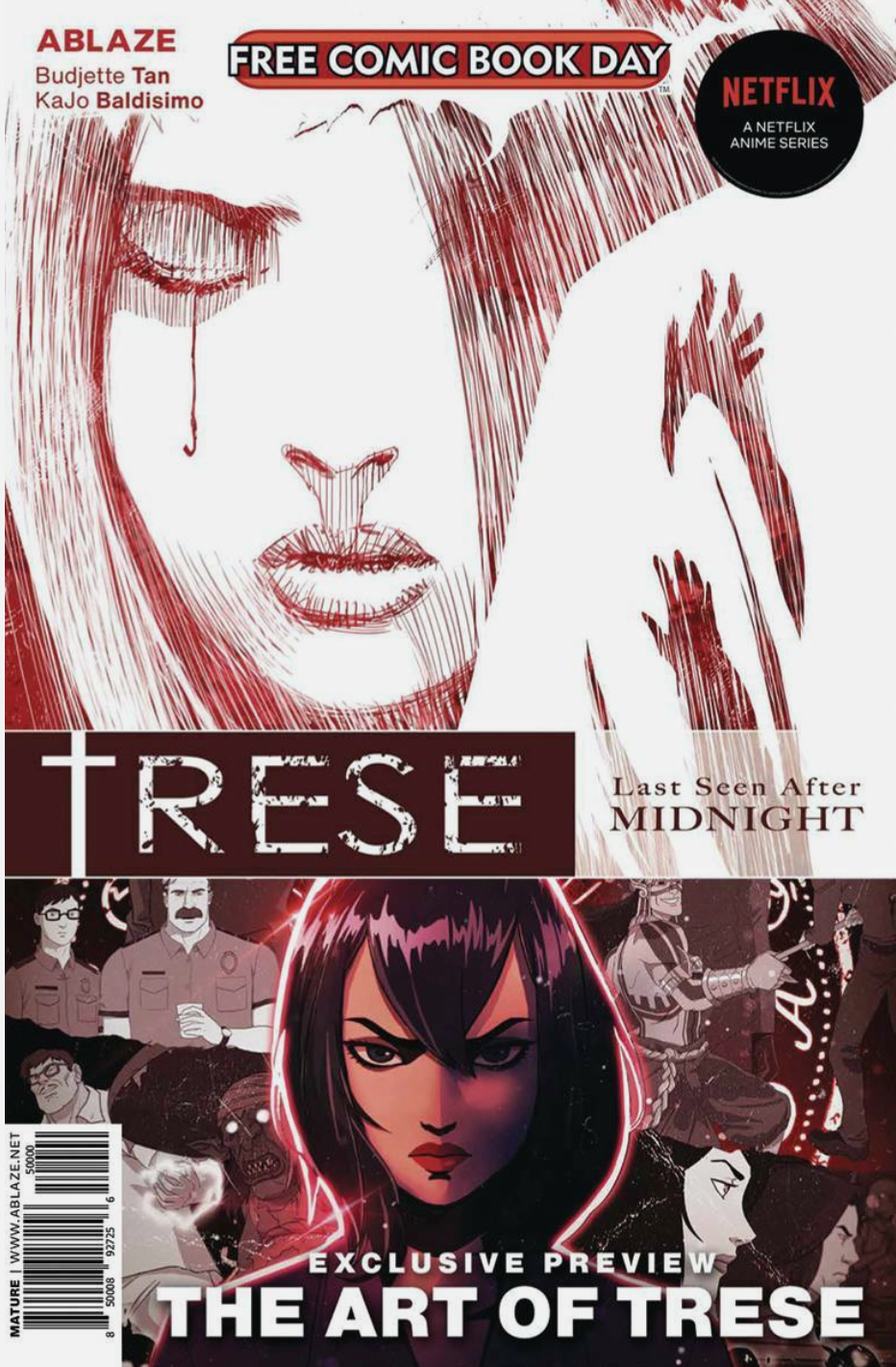 TRESE UNSTAMPED FCBD 2022 Trese ABLAZE, LLC