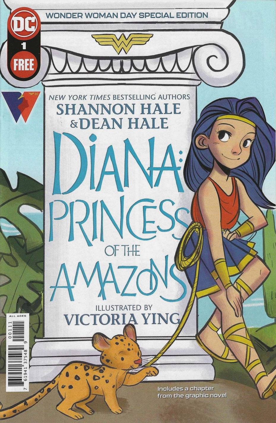 DIANA PRINCESS OF THE AMAZONS # 1 FCBD UNSTAMPED 2021 Wonder Woman DC COMICS