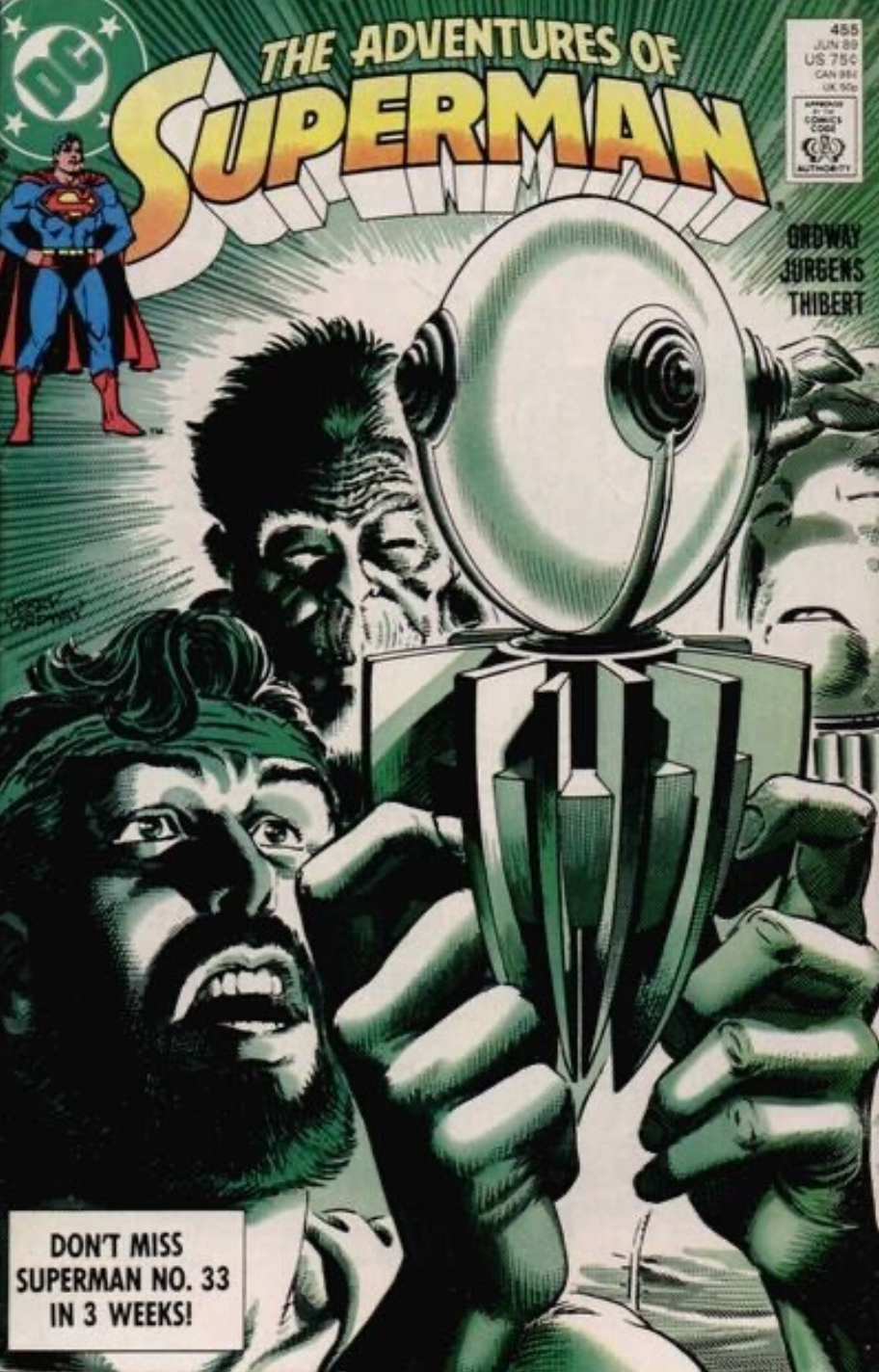 ADVENTURES OF SUPERMAN #455 1989 Superman DC COMCS