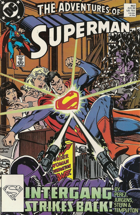 ADVENTURES OF SUPERMAN #457 1989 Superman DC COMCS