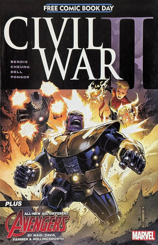 CIVIL WAR II FCBD UNSTAMPED 2016 MARVEL COMCS