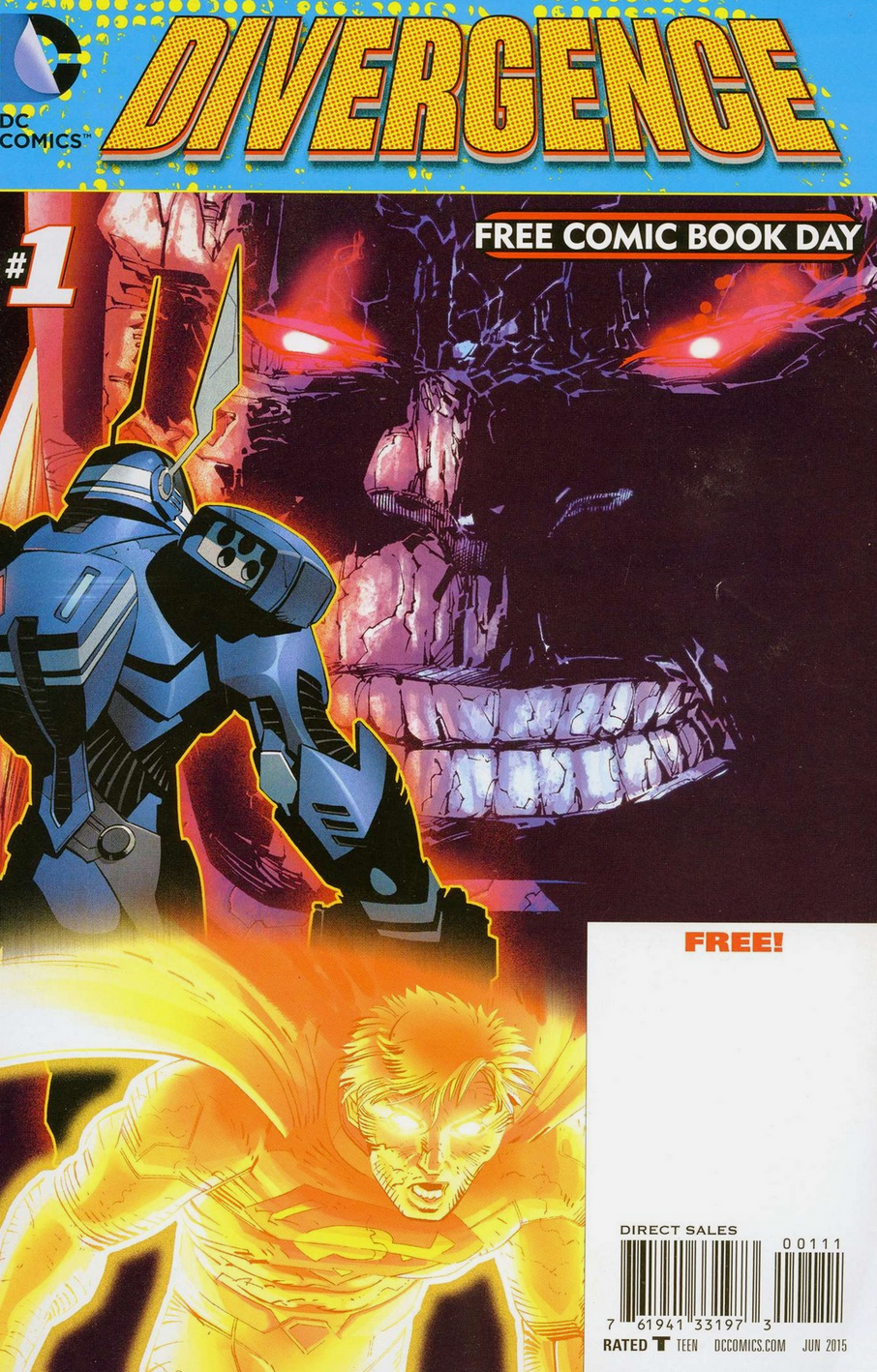 DC DIVERGENCE FCBD UNSTAMPED 2015 (1ST APP GRAIL) DC COMICS