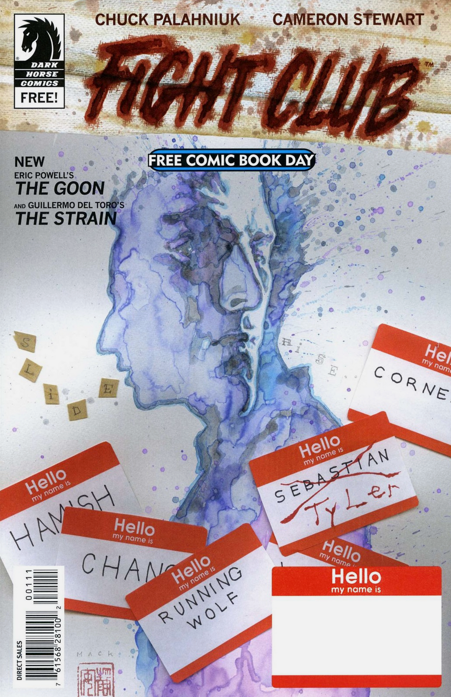 FIGHT CLUB FCBD UNSTAMPED 2015 DARK HORSE