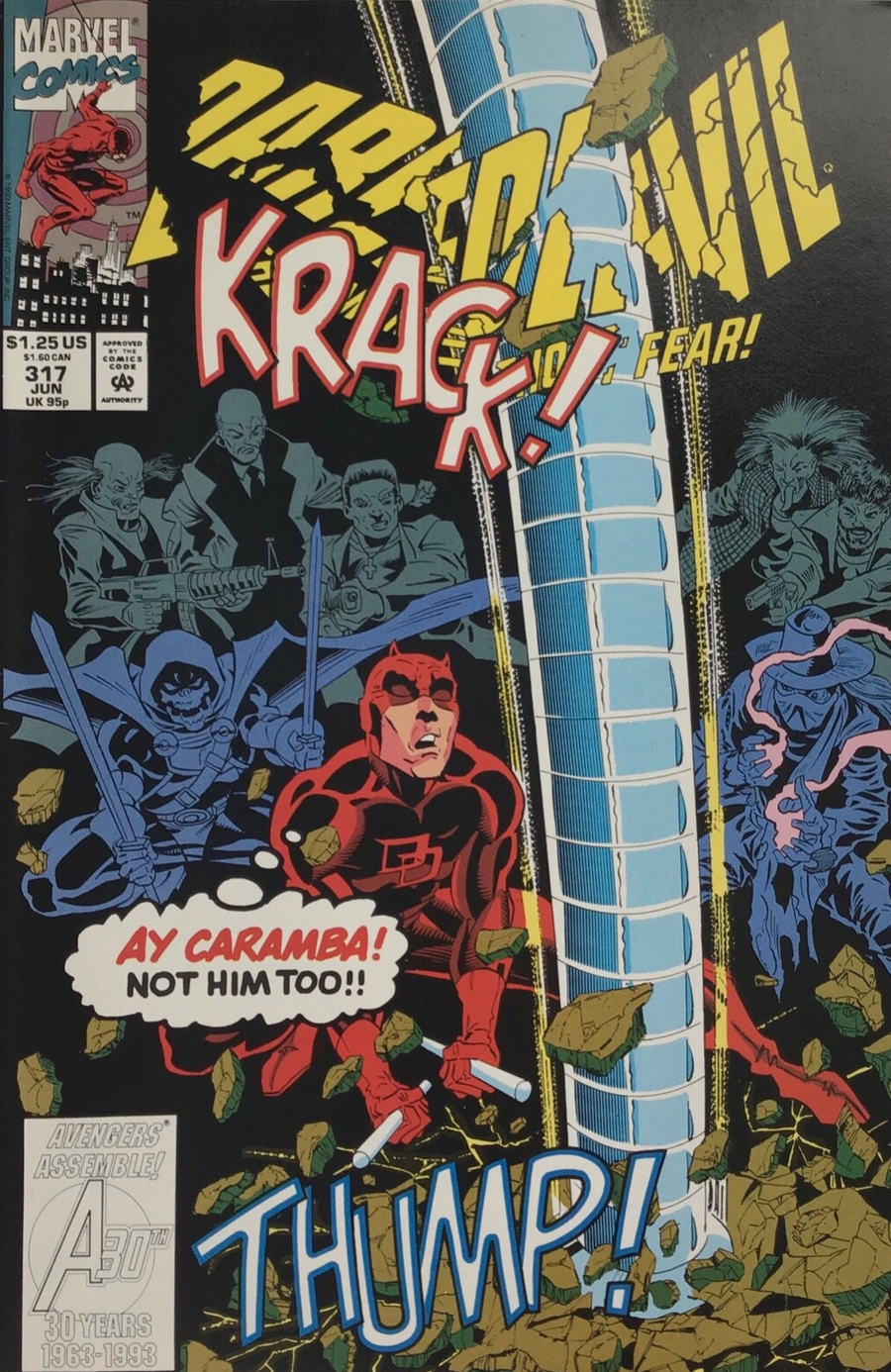 DAREDEVIL #317 1993 Daredevil MARVEL COMCS