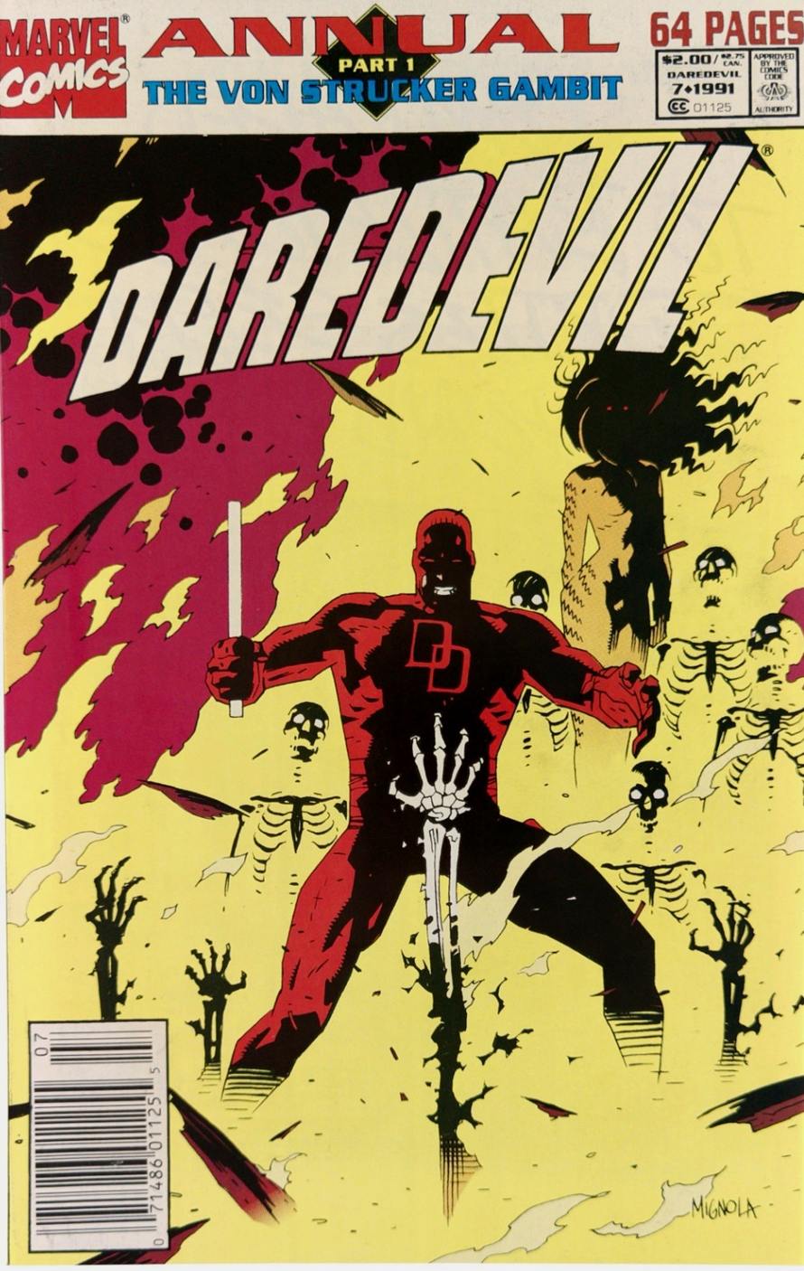 DAREDEVIL ANNUAL #7 1991 NEWSSTAND Daredevil MARVEL COMCS