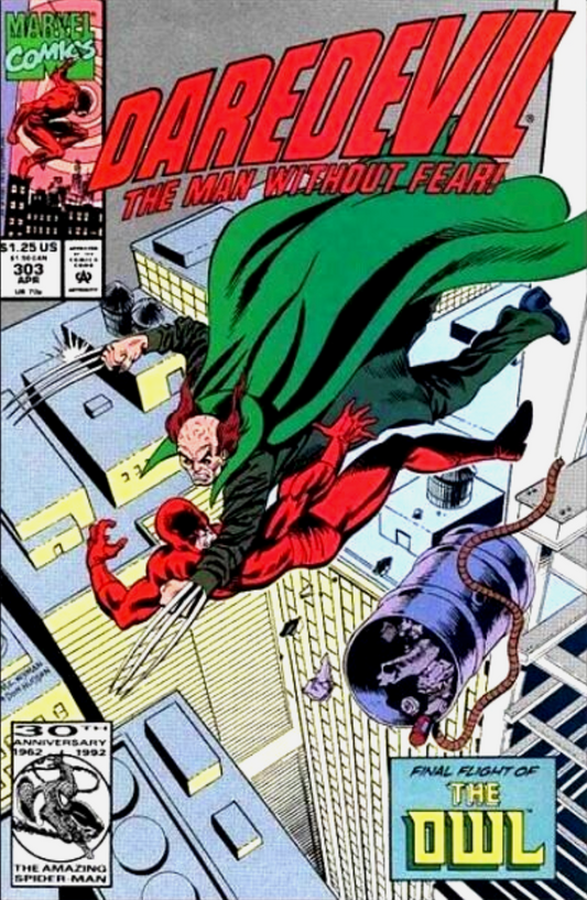 DAREDEVIL #303 1992 Daredevil MARVEL COMCS
