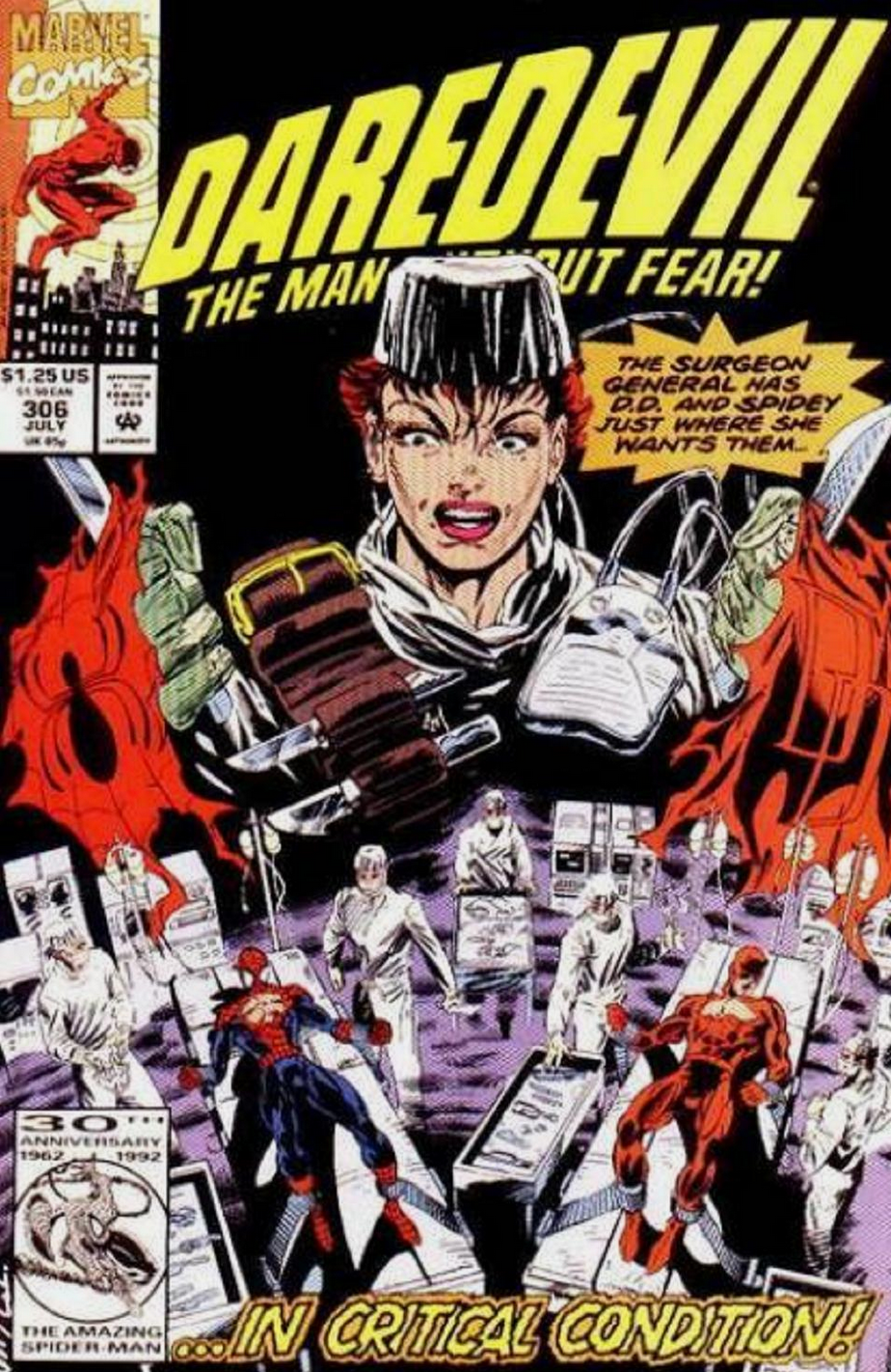 DAREDEVIL #306 1992 Daredevil MARVEL COMCS