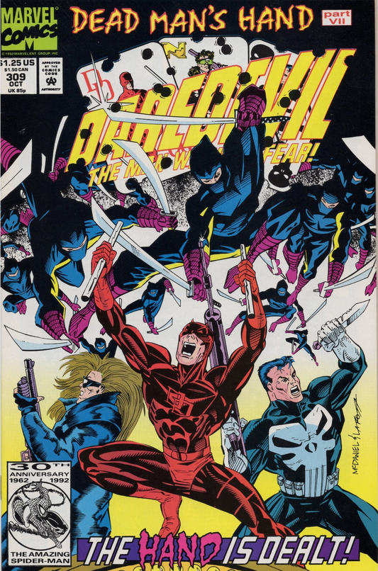 DAREDEVIL #309 1992 Daredevil MARVEL COMCS