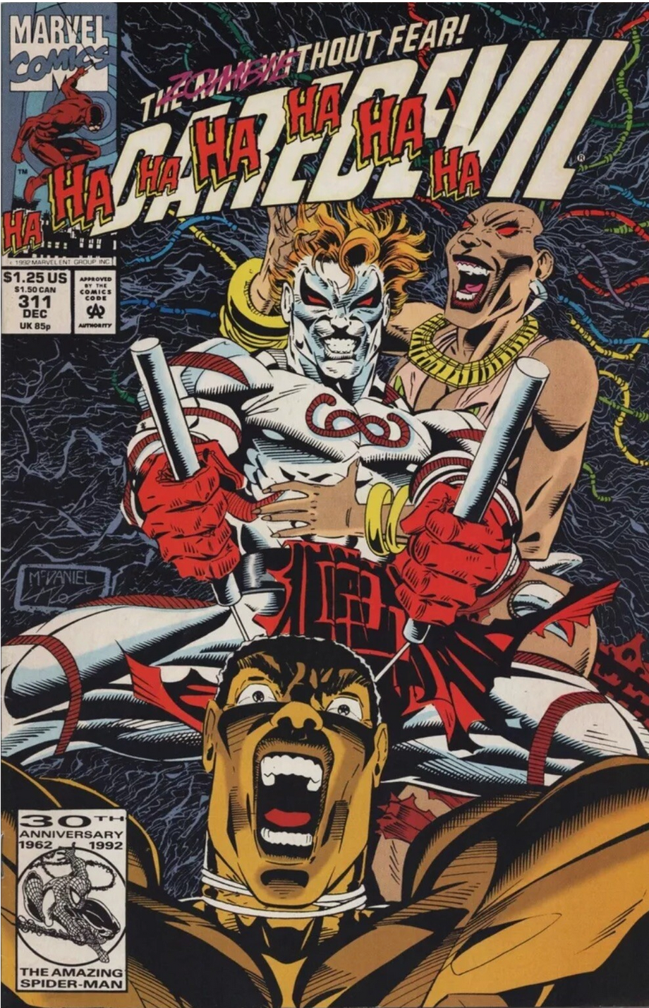 DAREDEVIL #311 1992 Daredevil MARVEL COMCS