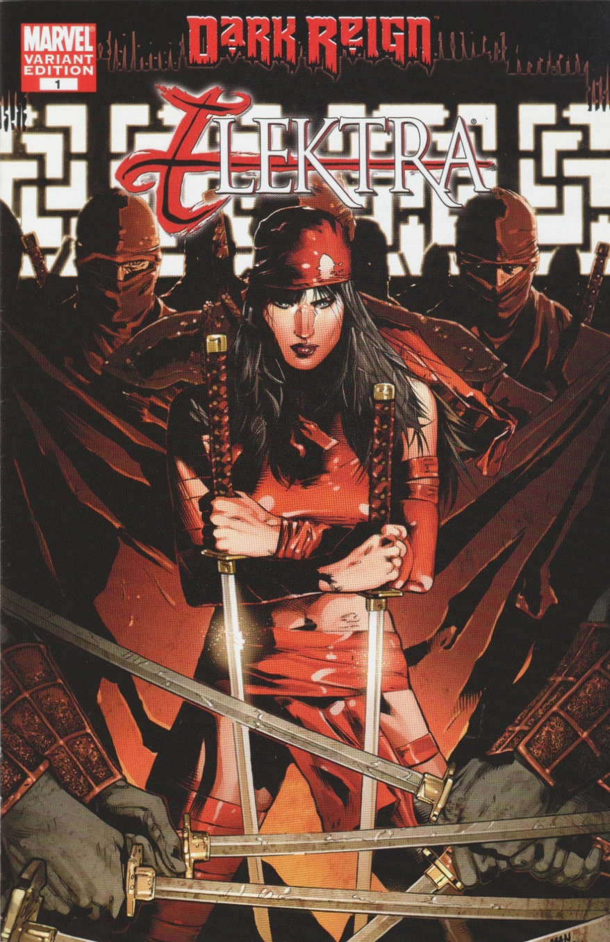 DARK REIGN ELEKTRA #1 MANN VARIANT 2009 Elektra MARVEL COMCS