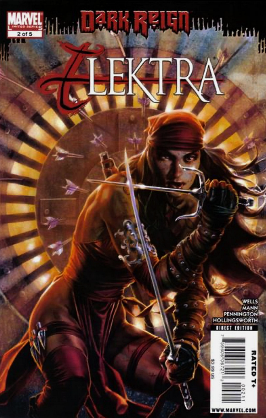 DARK REIGN ELEKTRA #2 2009 BERMEJO Elektra MARVEL COMCS