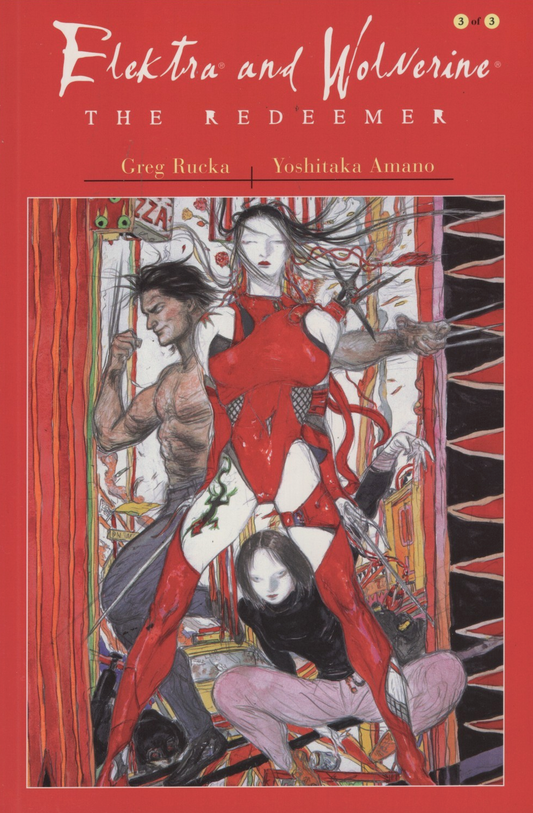 ELEKTRA AND WOLVERINE THE REDEEMER #3 YOSKITAKA AMANO 2002 Elektra MARVEL COMCS