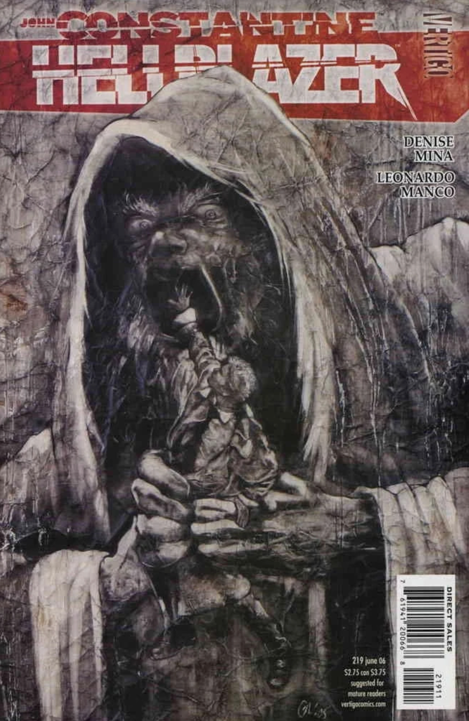 HELLBLAZER #219 SATURN DEVOURING SON HOMAGE 2006 Hellblazer DC COMICS