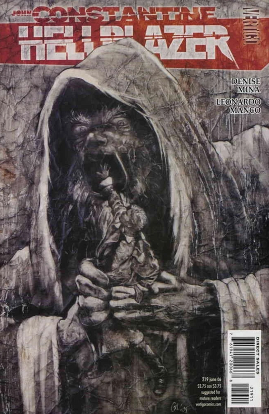 HELLBLAZER #219 SATURN DEVOURING SON HOMAGE 2006 Hellblazer DC COMICS