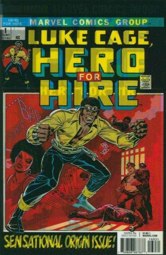 LUKE CAGE #166 JOHNSON LENTICULAR VARIANT 2017 Luke Cage MARVEL COMCS