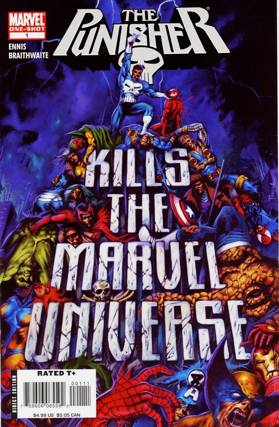 PUNISHER KILLS THE MARVEL UNIVERSE #1 2008 Punisher IMAGE COMICS