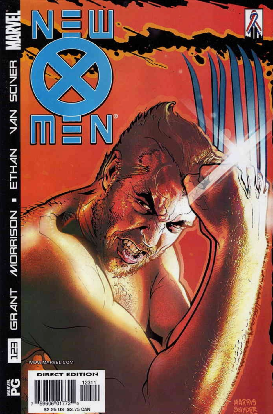 NEW X-MEN #123 2002 WOLVERINE New X-Men MARVEL COMCS