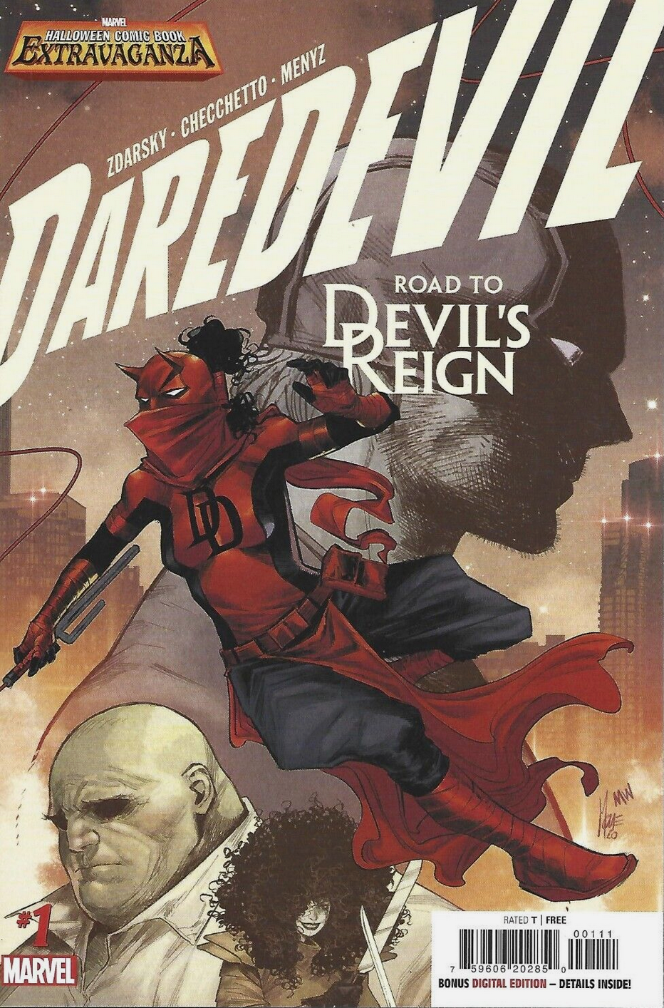 DAREDEVIL #1 HALLOWEEN COMIC EXTRAVAGANZA UNSTAMPED 2021 Daredevil MARVEL COMICS