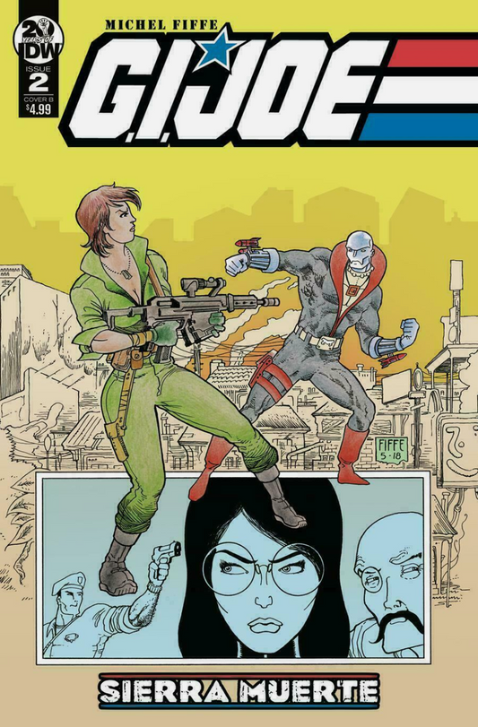 GI JOE SIERRA MUERTE #2 CVR B FIFFE 2019 GI Joe IDW PUBLISHING