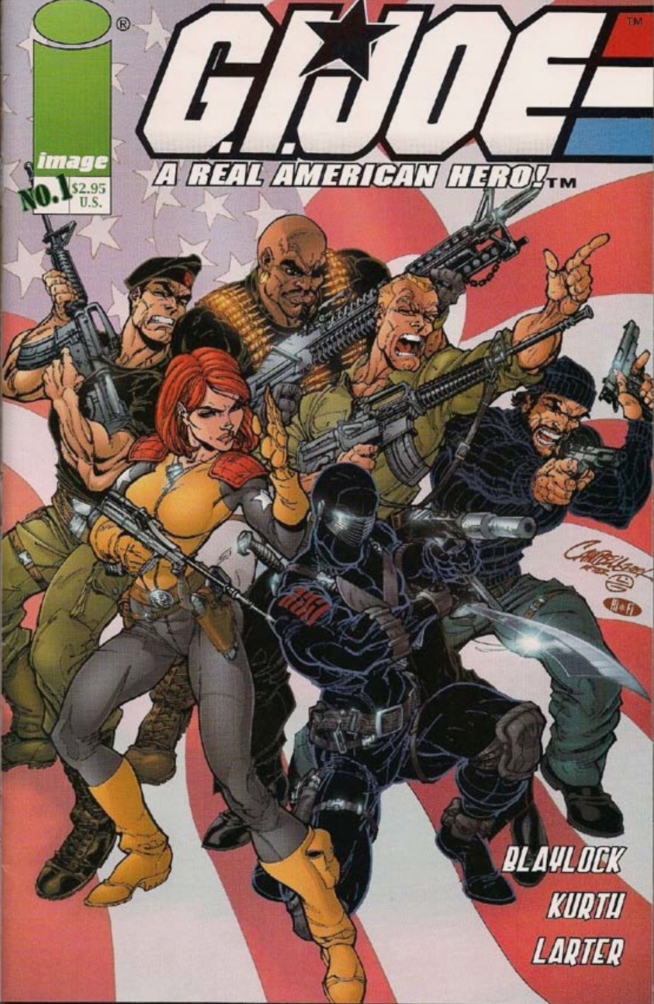 GI JOE #1 2001 J SCOTT CAMPBELL GI Joe IDW PUBLISHING