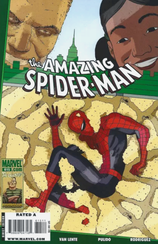 AMAZING SPIDER-MAN #615 SANDMAN 2009 Amazing Spider-Man MARVEL COMICS