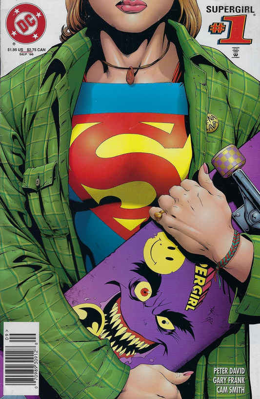SUPERGIRL #1 1996 (1ST APP BUZZ. SUPERGIRL MERGES WITH DYING LINDA DANVERS) NEWSSTAND Supergirl DC COMICS