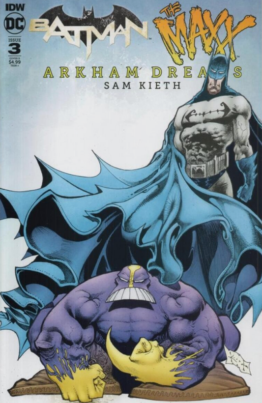 BATMAN THE MAXX ARKHAM DREAMS #3 COVER B SAM KIETH VARIANT 2018 Batman IDW PUBLISHING