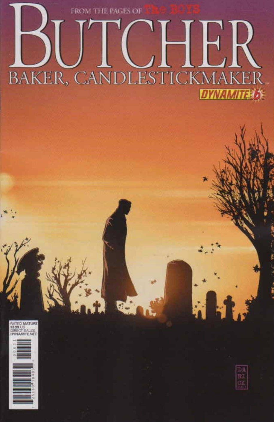 BUTCHER BAKER CANDLESTICK MAKER THE BOYS #1-6 SET 2011 The Boys DYNAMITE