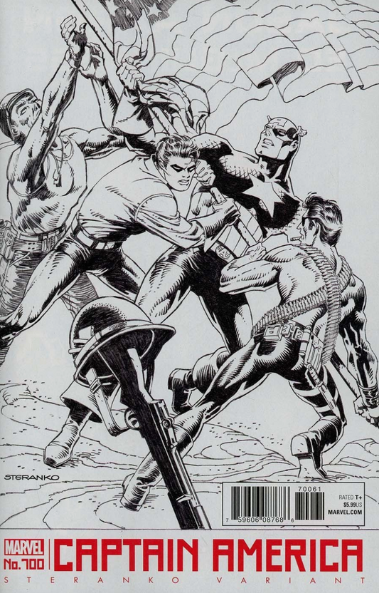 CAPTAIN AMERICA #1 STERANKO VARIANT 2018 Captain America MARVEL COMICS