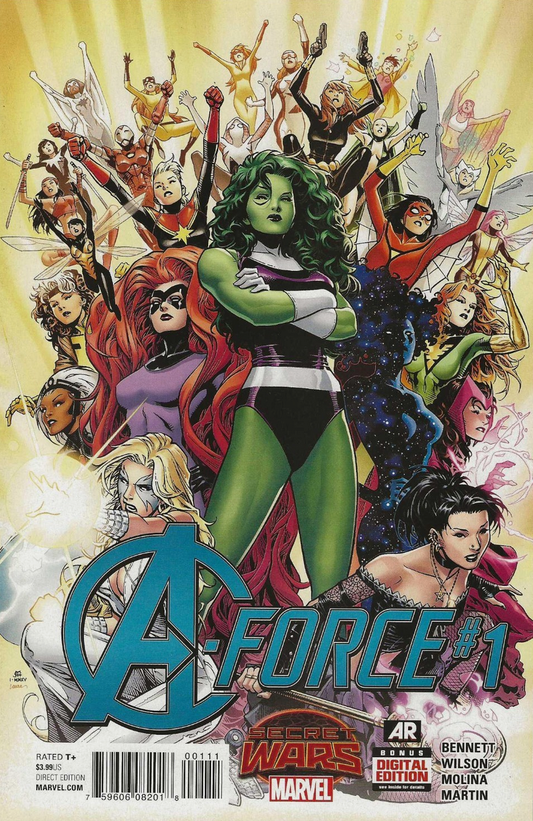 A-FORCE #1 (1ST APP SINGULARITY) 2015 Avengers MARVEL COMICS