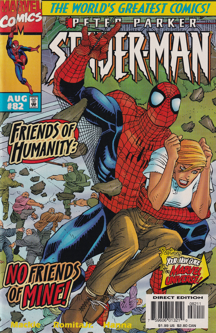 PETER PARKER SPIDER-MAN #82 1997 Spider-Man MARVEL COMICS