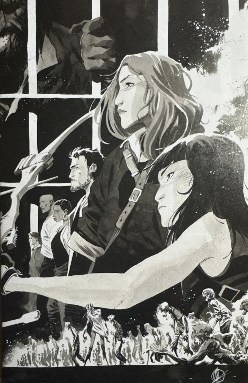 WALKING DEAD #127 15TH ANNIVERSARYSCALERA B&W VIRGIN VARIANT 2018 Walking Dead IMAGE COMICS