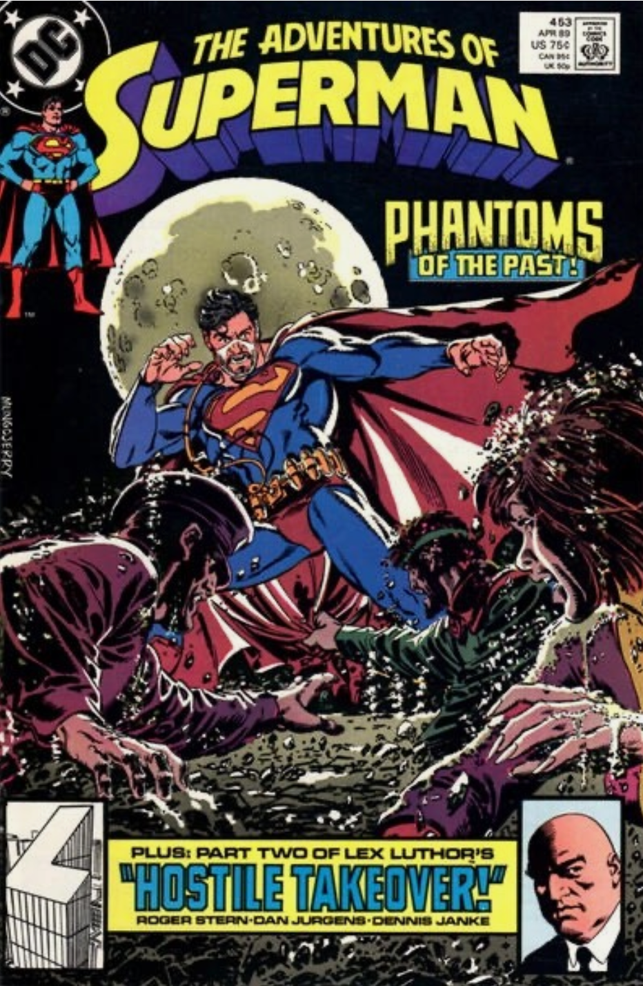 ADVENTURES OF SUPERMAN #453 1989 Superman DC COMCS