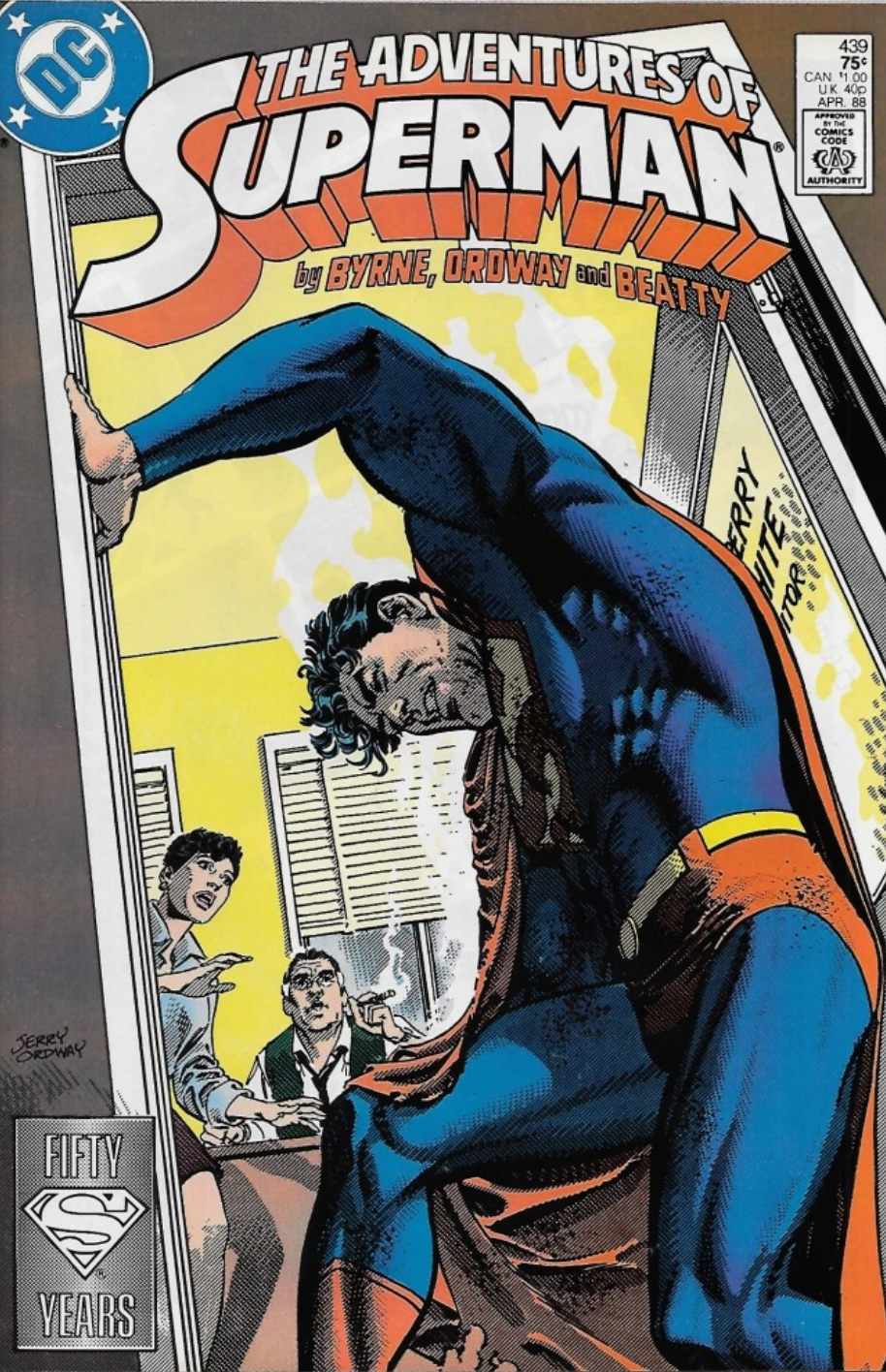 ADVENTURES OF SUPERMAN #439 1988 Superman DC COMCS
