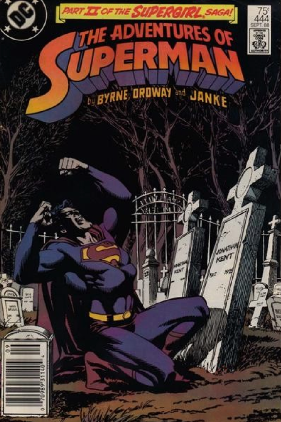 ADVENTURES OF SUPERMAN #444 1988 NEWSSTAND Superman DC COMCS