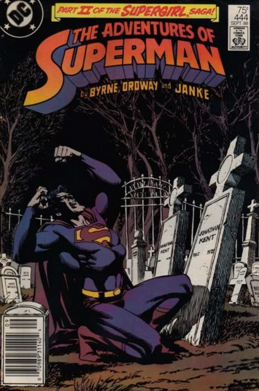 ADVENTURES OF SUPERMAN #444 1988 NEWSSTAND Superman DC COMCS
