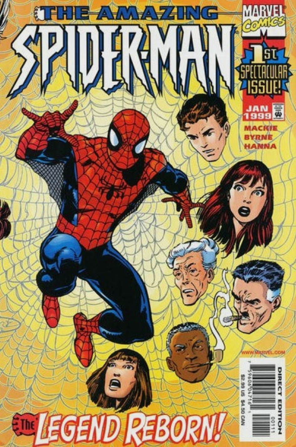AMAZING SPIDER-MAN #1 #442 1999 Amazing Spider-Man MARVEL COMCS