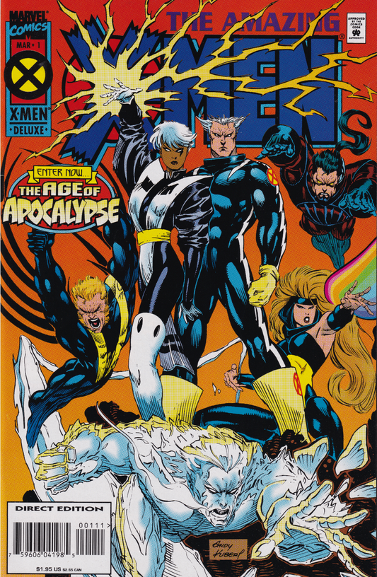 AMAZING X-MEN #1 DELUXE AGE OF APOCALYPSE 1995 X-Men MARVEL COMCS