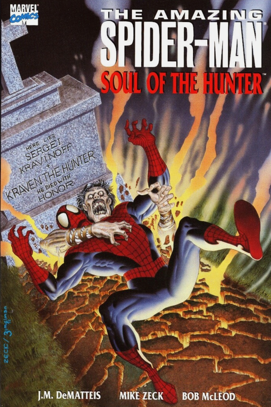 AMAZING SPIDER-MAN SOUL OF THE HUNTER 1992 Amazing Spider-Man MARVEL COMCS
