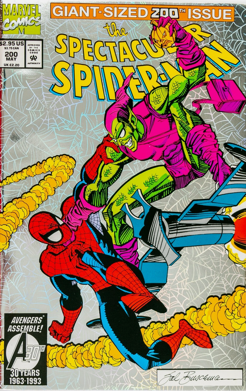 SPECTACULAR SPIDER-MAN #200 FOIL (DEATH OF HARRY OSBORN) 1993 Spectacular Spider-Man MARVEL COMCS